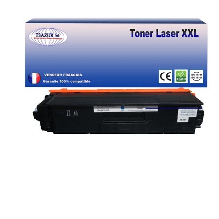 Toner compatible avec Brother TN325 TN326  pour Brother HL-L8250CDN, L8350CDW, 4570CDW, 4570CDWT, 4140CN, 4150CDN  Cyan - 3 500 pages - T3AZUR