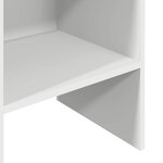 vidaXL Bibliothèque Blanc 40x35x180 cm Bois d'ingénierie
