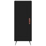 vidaXL Buffet Noir 34 5x34x90 cm Bois d'ingénierie