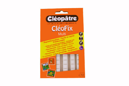 Gomme adhésive repositionnable Cléofix 84 pastilles