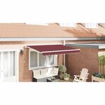 vidaXL Cadre d'auvent Bordeaux 250 x 200 cm