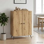 vidaXL Buffet Chêne artisanal 66 x 34 5 x 90 cm Bois d'ingénierie