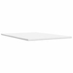 vidaXL Sommier à lattes de lit avec matelas Noir 200x200 cm Tissu
