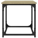 vidaXL Table d'appoint Chêne sonoma 40x40x40 cm Bois d'ingénierie