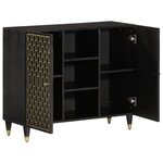 vidaXL Armoire latérale 90x33x75 cm bois massif de manguier