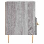 vidaXL Tables de chevet 2 Pièces sonoma gris 40x35x47 5 cm