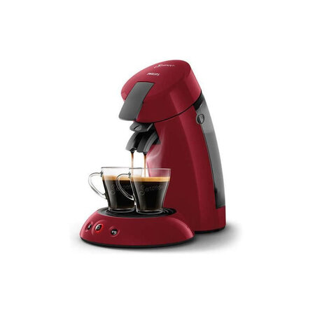 Machine a cafe dosette SENSEO ORIGINAL Philips HD6553/81  Booster Daromes  Crema Pus  1 ou 2 tasses  Rouge