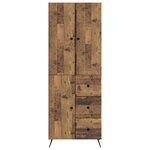 vidaXL Ensemble de Meubles 2 Pièces Bois ancien Bois d'ingénierie