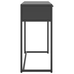 vidaXL Table console Anthracite 72x35x75 cm Acier