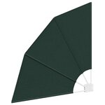 vidaXL Écran de confidentialité pour balcon Vert foncé 115 x 115 cm