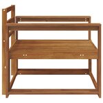 vidaXL Sofa de milieu extérieur Naturel