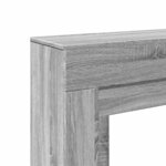 VidaXL Cadre de cheminée sonoma gris 100x30x87 5 cm bois d'ingénierie
