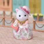 Sylvanian families - 5461 - la valisette de mode et grande soeur chat persan - le village