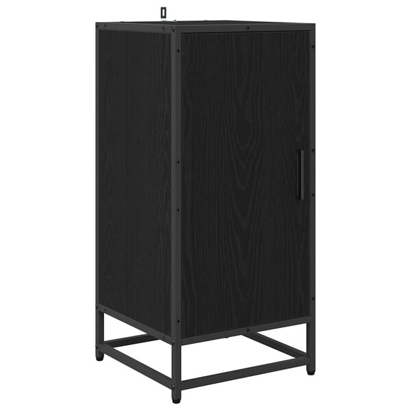 vidaXL Buffet Chêne noir 35 x 35 5 x 76 cm Bois d'ingénierie