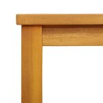 vidaXL Table d'appoint Marron 35 x 35 x 34 cm Bois d'acacia massif