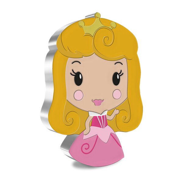 Pièce Chibi Coin Collection - Disney Princess Series - Aurore 1oz Argent