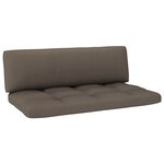 vidaXL Salon de jardin palette 6Pièces avec coussins bois de pin imprégné