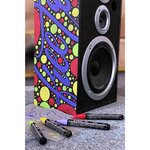 Etui carton 5 marqueurs pointe moyenne FREE acrylic T300 Set 2 'Urban' x 5 STABILO