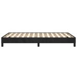 vidaXL Cadre de lit sans matelas noir 120x190 cm velours