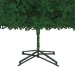 Vidaxl sapin de noël artificiel avec led et boules 500 cm vert