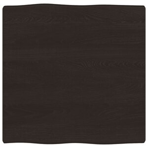 vidaXL Dessus de table bois massif traité bordure assortie