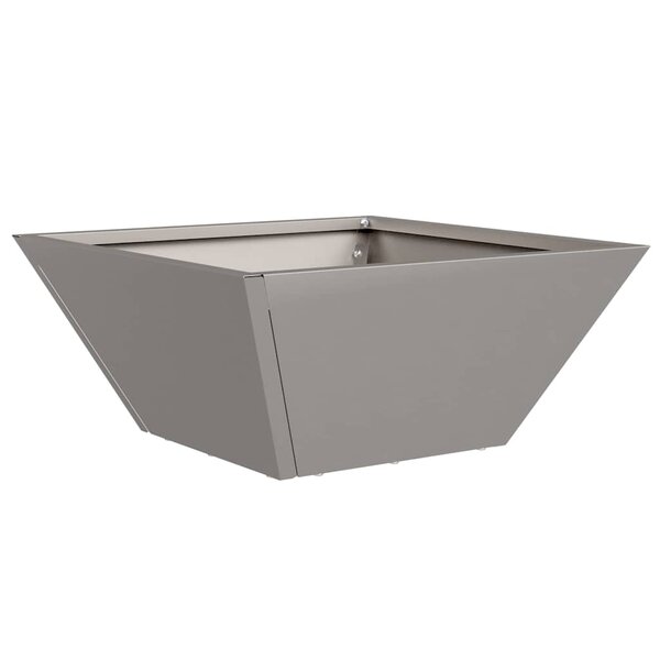 vidaXL Cache-pot de jardin Rouillé 35 x 35 x 15 cm