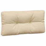 vidaXL Coussins de palette lot de 5 beige tissu