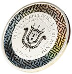 RABBIT Jade Chinese Lunar Year 2 Oz Silver Coin 25 Francs Burundi 2023