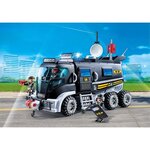 Playmobil 9360 - city action - camion policiers d'élite avec sirene et gyrophare