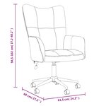 vidaXL Chaise de relaxation Rouge bordeaux Velours