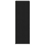 vidaXL Étagère à chaussures chêne noir 54x34x100 5 cm bois ingénierie