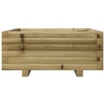 vidaXL Jardinière 60x60x26 5 cm bois de pin imprégné