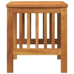 vidaXL Table d'appoint Marron Bois d'acacia massif