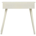 vidaXL Table console avec 2 tiroirs Gris sculpté 80x40x77 8 cm Bois