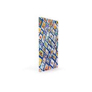 Classeur illustré Hobby pour timbres avec 16 pages blanches.