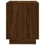 vidaXL Tables de chevet 2Pièces chêne marron 44x35x45cm bois d'ingénierie