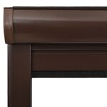 Vidaxl moustiquaire à rouleau pour fenêtres marron 80x170 cm