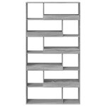 vidaXL Bibliothèque sonoma gris 100x33x187 5 cm bois d'ingénierie