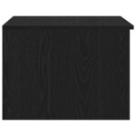 vidaXL Table basse Chêne noir 50 x 50 x 36 cm Bois d'ingénierie