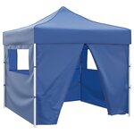 vidaXL Tente de fête Bleu 291 x 291 x 315 cm Tissu Oxford