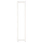 vidaXL Porte-serviette Blanc 23x18x110 cm Bois de pin massif