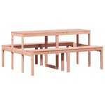 vidaXL Table de pique-nique 160x134x75 cm bois massif de douglas