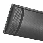 Eurom chauffage pour patio "outdoor heatpanel" 1800 w noir