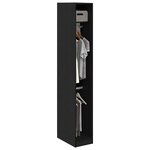 vidaXL Armoire Chêne noir 30 x 50 x 200 cm Bois d'ingénierie