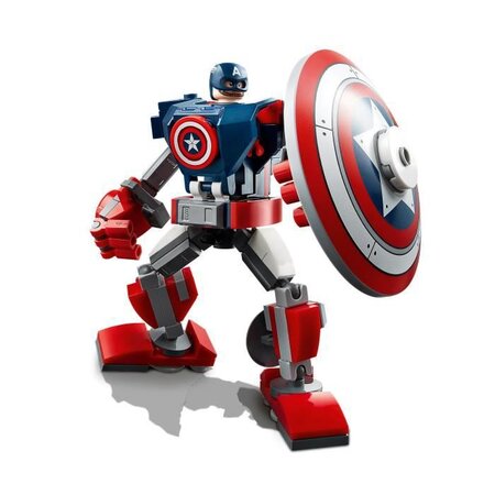 Lego marvel avengers 76168 l'armure robot de captain america jeu incluant  figurine pour garçon ou fille de 7 ans et plus - La Poste
