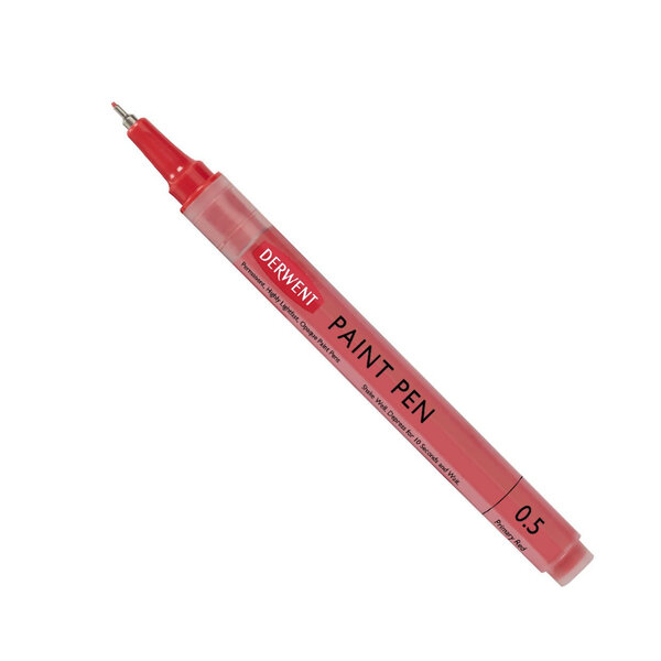 DERWENT - PAINT PEN - marqueur peinture opaque Rouge primaire
