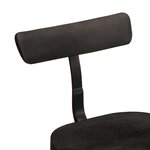 vidaXL Tabourets de bar lot de 2 noir 49x43x79 cm bois manguier massif