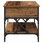 vidaXL Table basse Bois Ancien 70x50x50cm Bois d'ingénierie