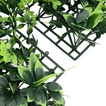 vidaXL Clôture à feuilles artificielles 24 Pièces vert 40x60 cm