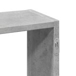 vidaXL Étagère murale gris béton 159x18x66 cm bois d'ingénierie